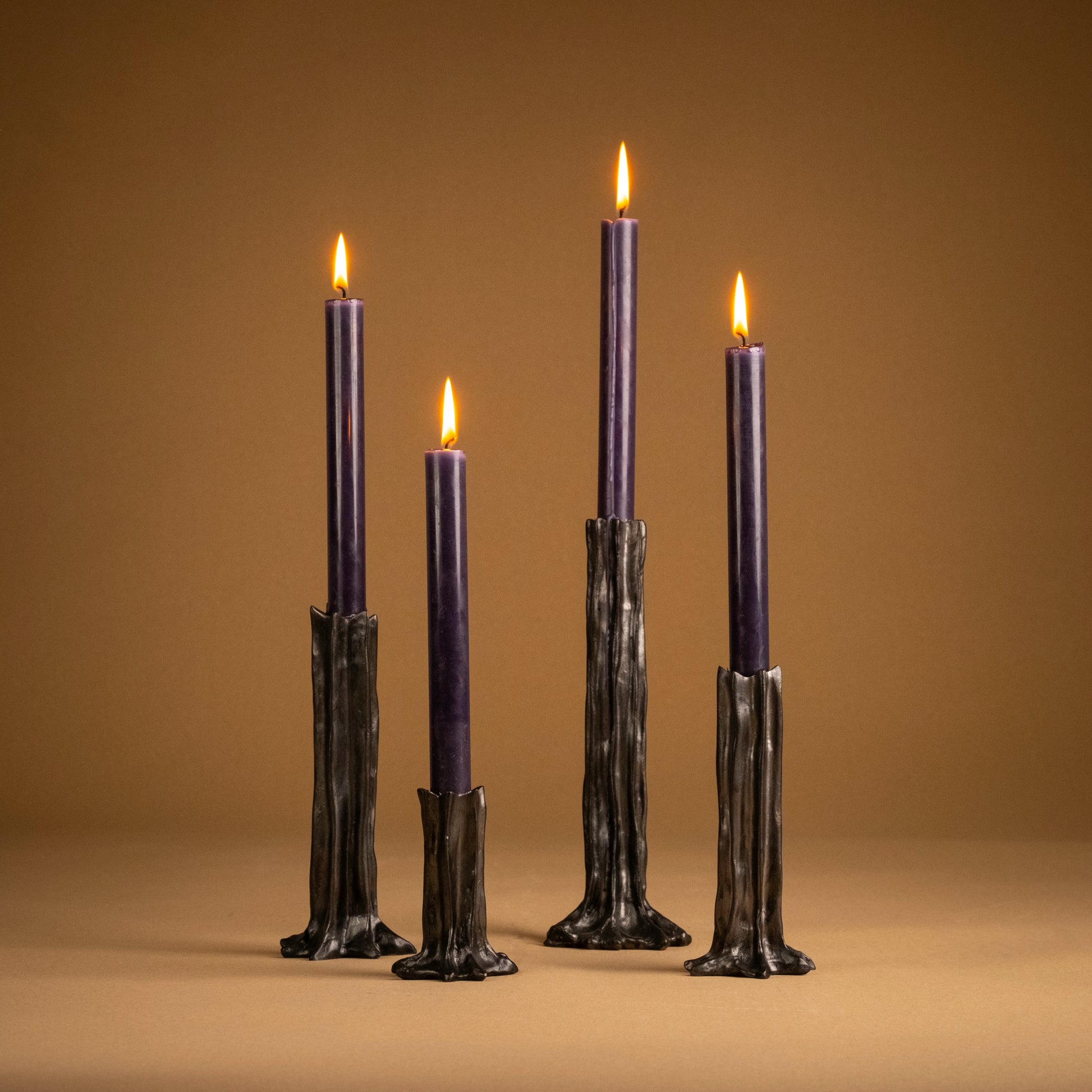Arbor Bronze (Dark Patination) - Set of 4 Candlesticks