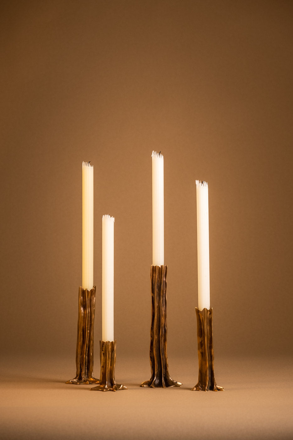 Arbor Bronze - Set of 4 Candlesticks - studiopalatin