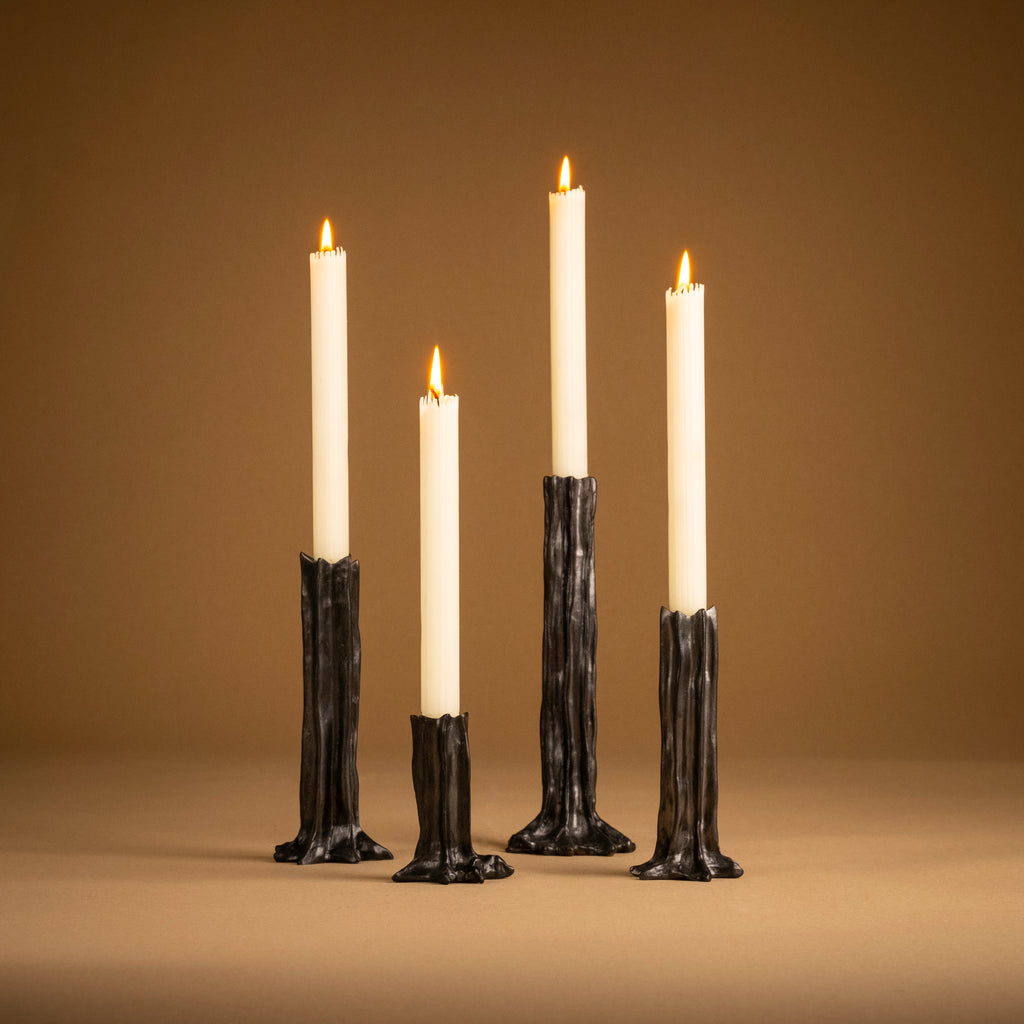 Arbor Bronze (Dark Patination) - Set of 4 Candlesticks