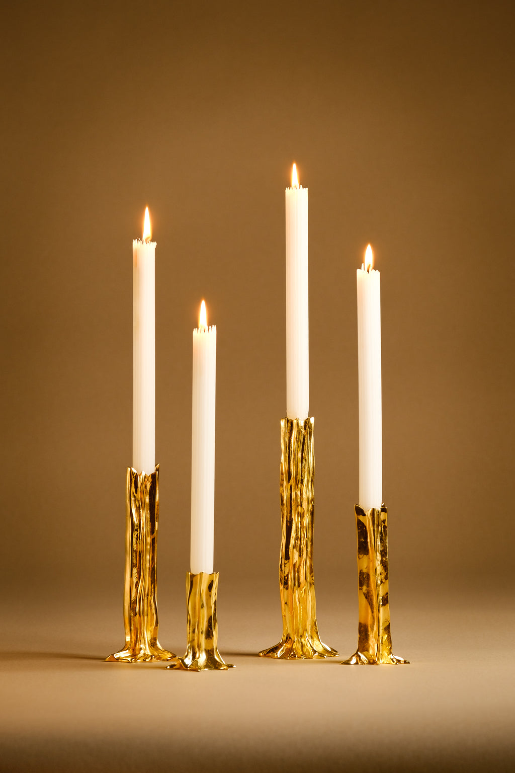 Arbor Gold - Set of 4 Candlesticks - studiopalatin