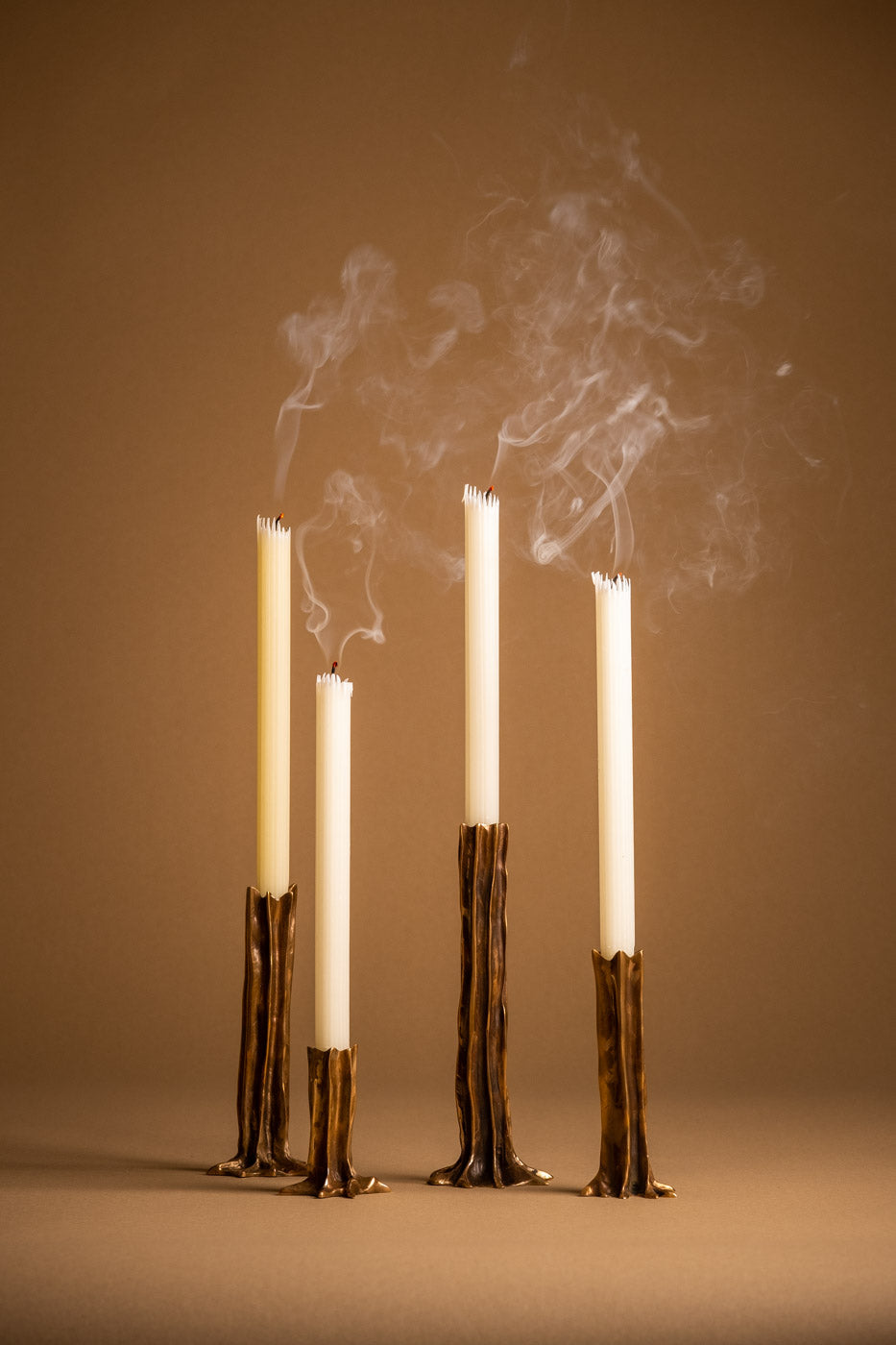 Arbor Bronze - Set of 4 Candlesticks - studiopalatin