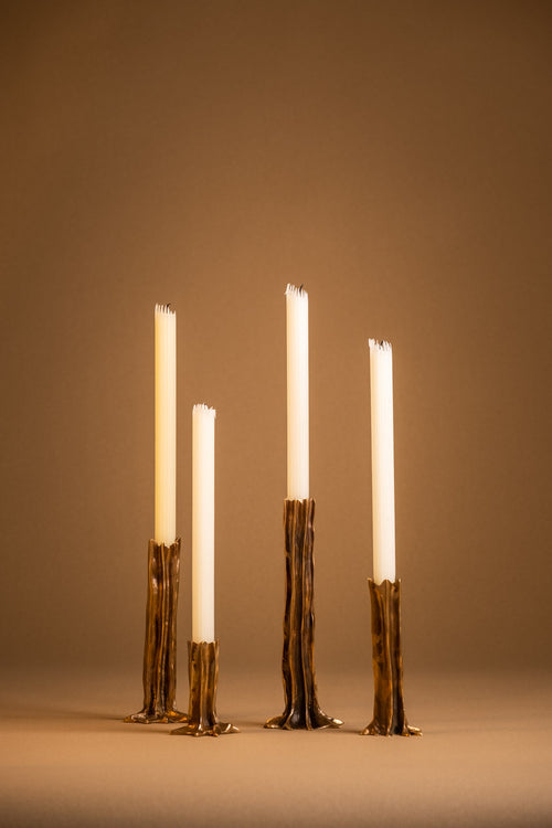 Arbor Bronze - Set of 4 Candlesticks - studiopalatin