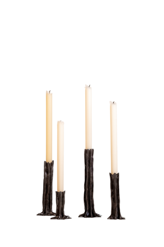 Arbor Bronze (Dark Patination) - Set of 4 Candlesticks - studiopalatin