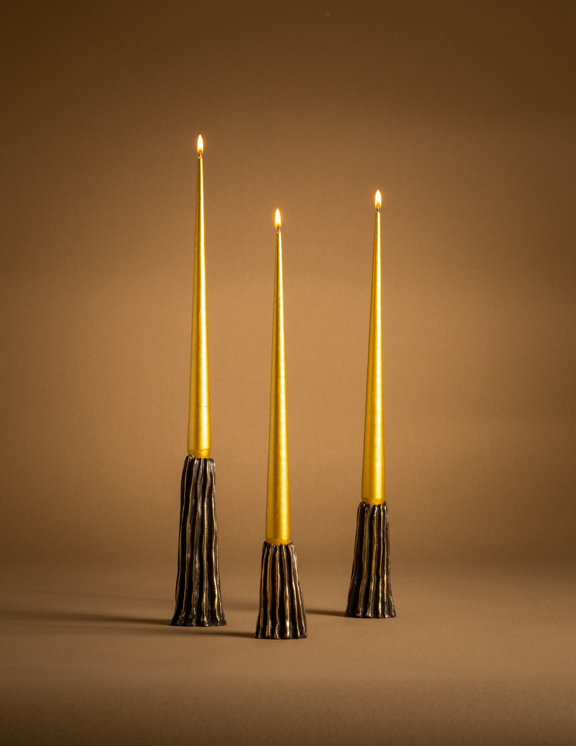 SURCULUS Set of 3 Candlesticks - studiopalatin